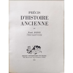Précis d'histoire ancienne