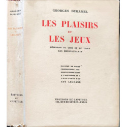 Les plaisirs et les jeux EO numéroté 630/700