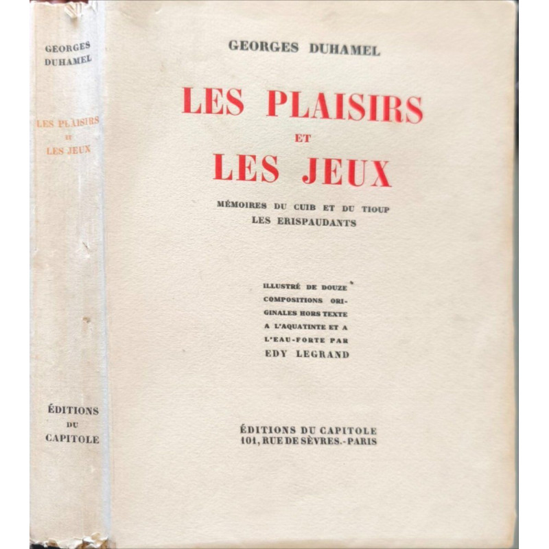 Les plaisirs et les jeux EO numéroté 630/700