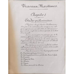 Cours de travaux maritimes