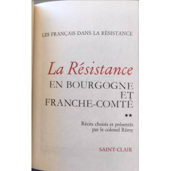 La Résistance en Bourgogne et Franche-Comté ( 2 volumes)