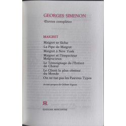 Maigret se fâche La pipe de Maigret Maigret à New York Maigret et...