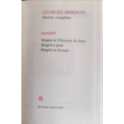 Maigret et l'homme du banc Maigret a peur Maigret se trompe