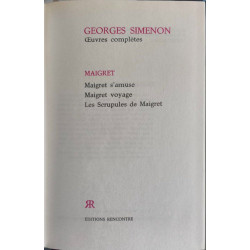 Maigret s'amuse Maigret voyage Les scrupules de Maigret
