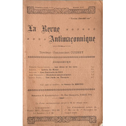 La revue antimaçonnique n° 12 / octobre 1911