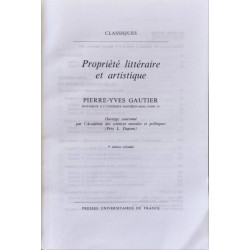 Propriété littéraire et artistique