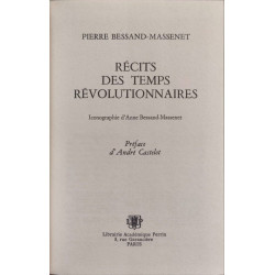 Recits des temps revolutionnaires