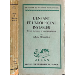 L'enfant et l'adolescent instables