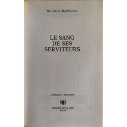 le sang de ses serviteurs