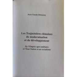 Les Trajectoires chinoises de modernisation et de developpement:...