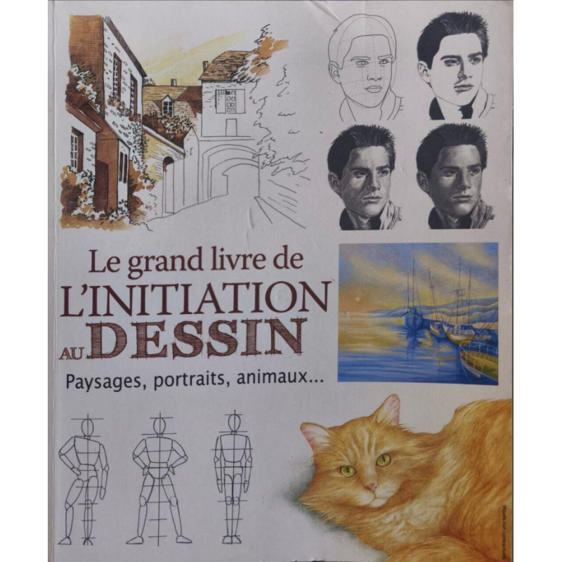 grand livre de l initiation au dessin * (0): Paysages portraits...