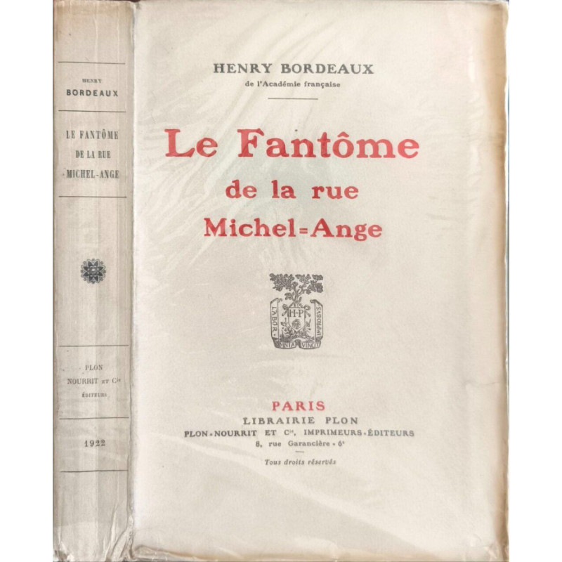 Le fantome de la rue michel-ange / EO numerotée