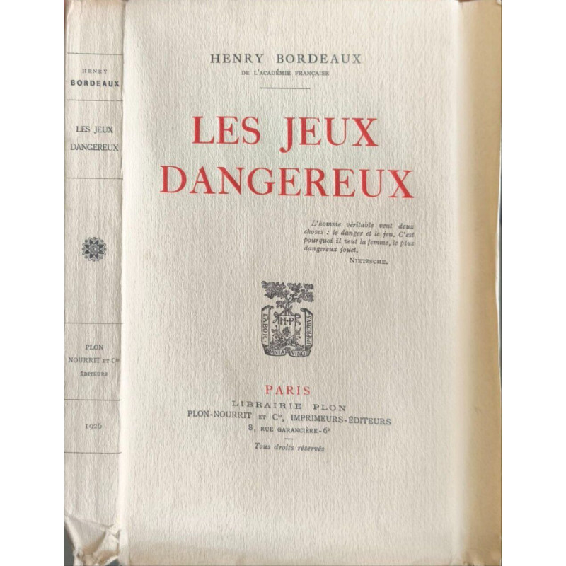 Les jeux dangereux / EO numerotée