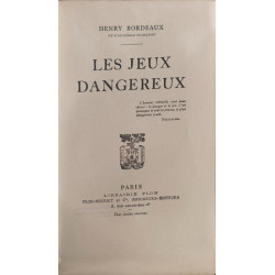 Les jeux dangereux / EO numerotée