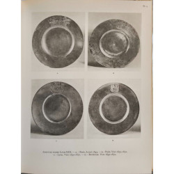 Étains français des XVIIe et XVIIIe siècles ( 36 planches)