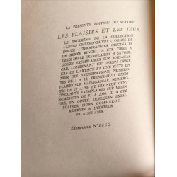 Les plaisirs et les jeux - mémoires du Cuib et du Tioup -...
