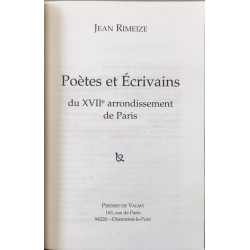 Poetes et Ecrivains du XVII Arr Paris