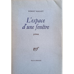 L'espace d'une fenêtre dédicacé par l'auteur EO numérotée 1618/1775