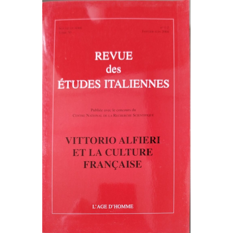 revue des études italiennes / tome 50