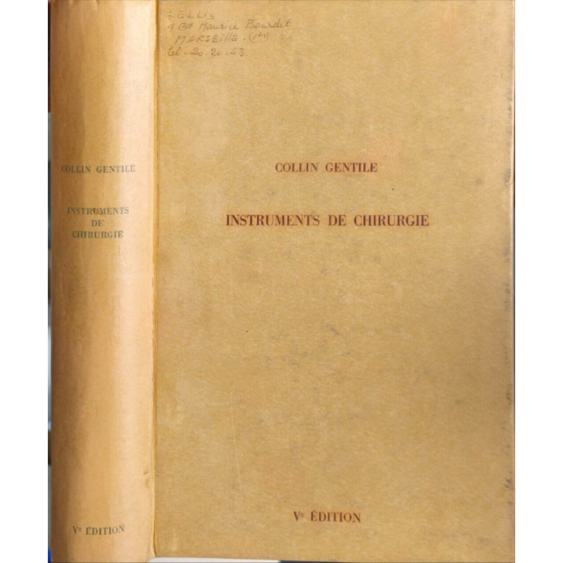 Catalogue illustré d'instruments de chirurgie - catalogue N°1