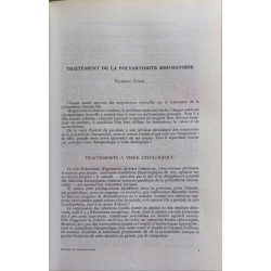 Progrès en rhumatologie