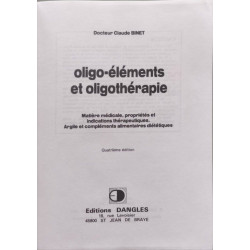 Oligo-éléments et oligothérapie