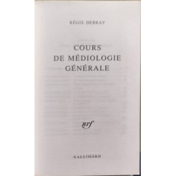 Cours de médiologie générale