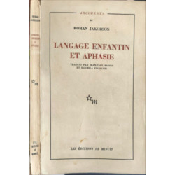 Langage enfantin et aphasie
