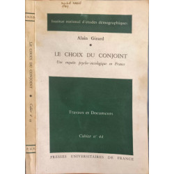 Le choix du conjoint