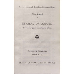 Le choix du conjoint