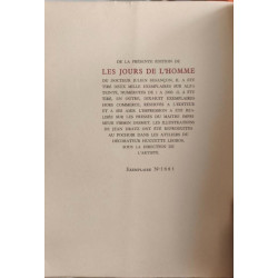 Les Jours de l'Homme numéroté 1881/2000 - illustrations de jean dratz