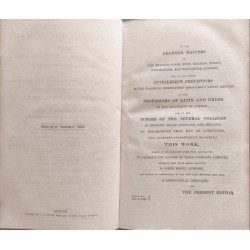 LEMPRIERES DICTIONARY - Bibliotheca Classica: or A Classical...