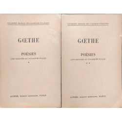 Poésies (Des origines au voyage en Italie) - 2 tomes - complet