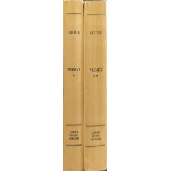 Poésies (Des origines au voyage en Italie) - 2 tomes - complet