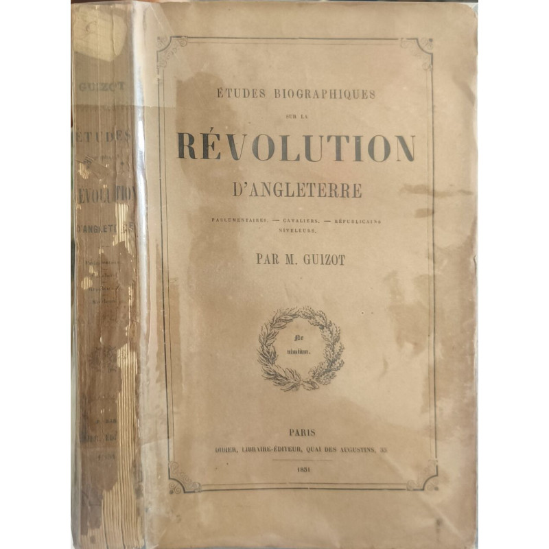 Études biographiques sur la Révolution d'Angleterre (...