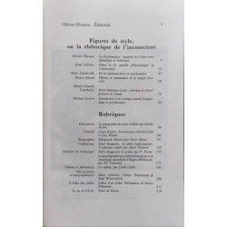 Frénésie: Histoire Psychiatrie Psychanalyse N°2 figures de style