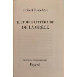 Histoire littéraire de la Grèce