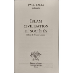 Islam civilisation et societes