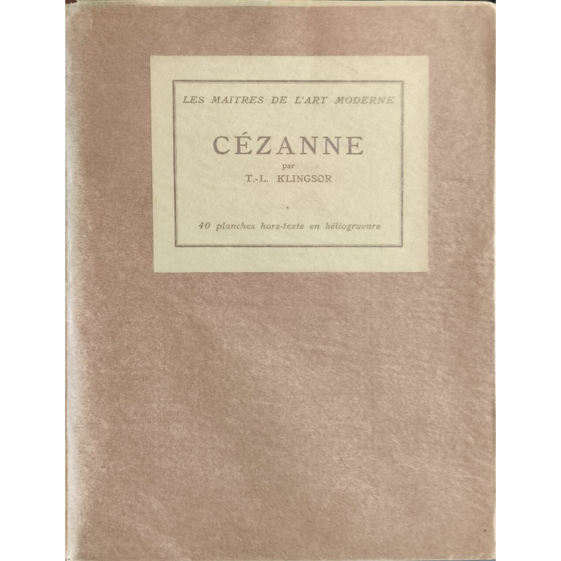 Cézanne ( 40 planches hors-texte en héliogravures)