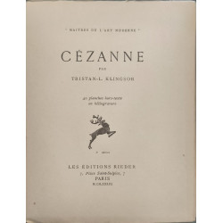 Cézanne ( 40 planches hors-texte en héliogravures)