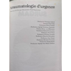 Traumatologie d'urgence