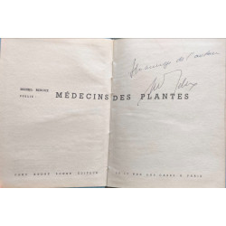 Médecins des plantes - dédicacé par l'auteur