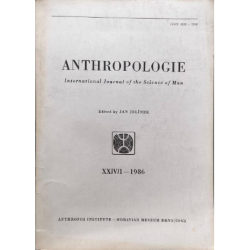 Anthropologie XXIV/1 - 1986
