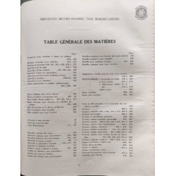 Catalogue de Machines outils