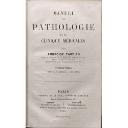Manuel de pathologie et de clinique médicales