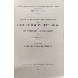 Études et reconnaissances géologiques sur l'axe cristallin...