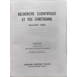 Recherche scientifique et foi chrétienne