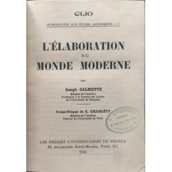 L'élaboration du monde moderne