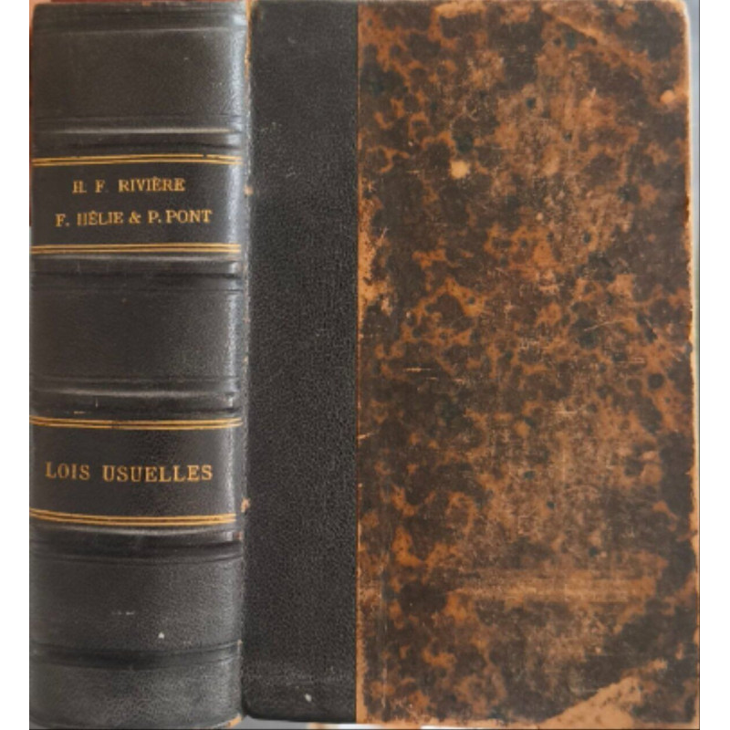 Lois usuelles: décrets ordonnances et avis du Conseil d'État dans...