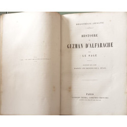 Histoire de guzman d'alfarache / gravures sur acier de staal